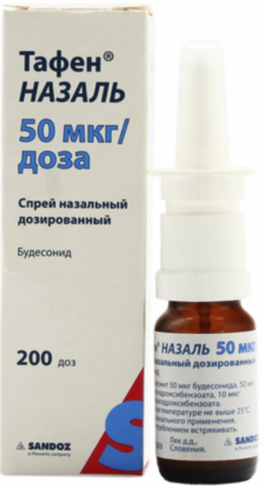 Tafen Nazal Spray Nazal. dosed 50mkg / dose 200doz 10ml vial with a .